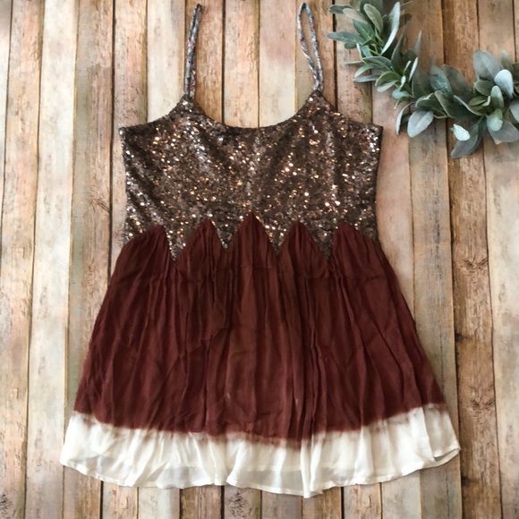 Buckle sequins tank top - Picture 1 of 8